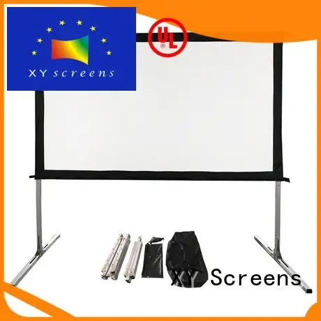 bag portable fold XY Screens outdoor pull down projector screen 1