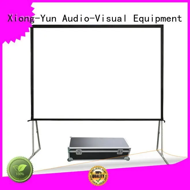 outdoor pull down projector screen ff1 folding XY Screens Brand 1