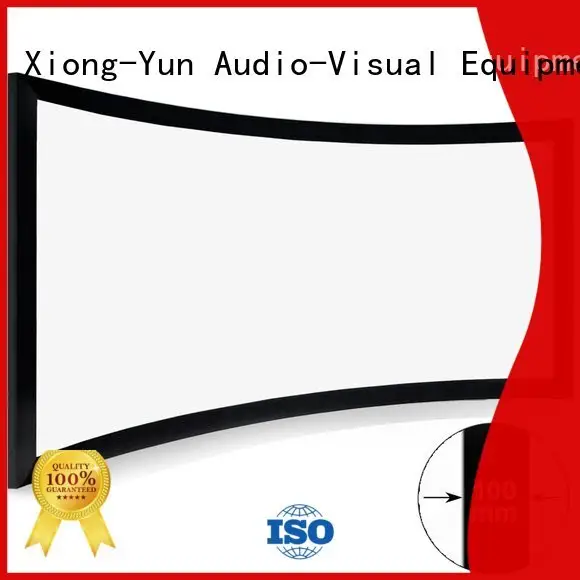 XY Screens Brand chk100c series home cinema projector screen curved 1