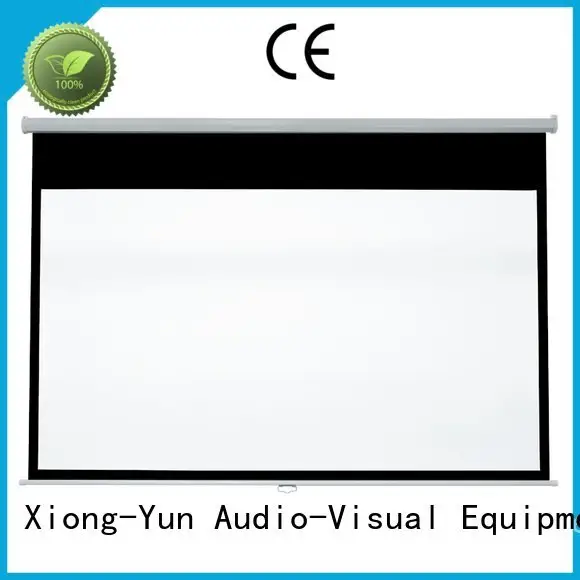 XY Screens Brand rsm64 school pull down rear projection screen screen pull 1