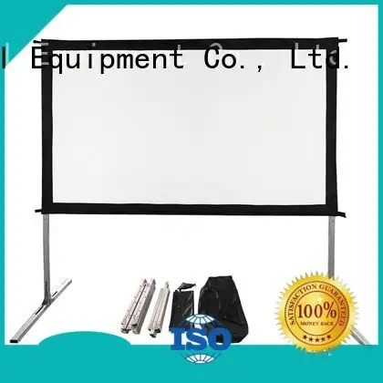 XY Screens outdoor pull down projector screen opf folding fast series 1