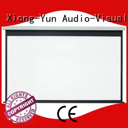 Custom Motorized Retractable Projector Screen e300a motorized rsc64 XY Screens 1