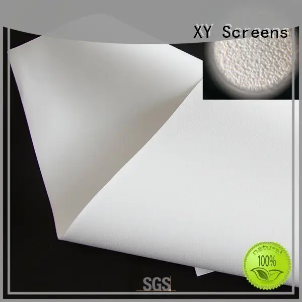 HD home theater projection screens with soft PVC fabric ywf1 front and rear fabric 3d XY Screens 1