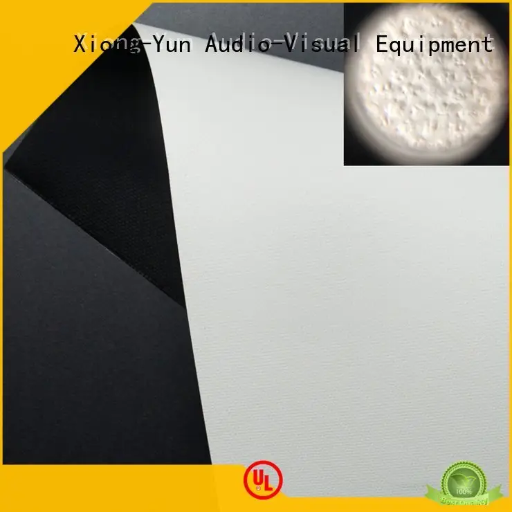 HD home theater projection screens with soft PVC fabric wf1 ywf1 front and rear fabric 1