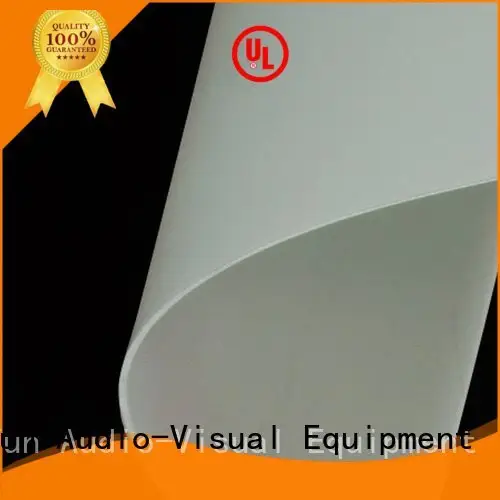 Custom rgf1 projector screen fabric front Front and rear portable projector screen 1