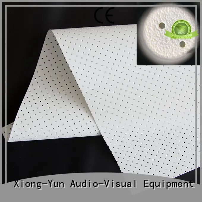 Custom Acoustically Transparent Fabrics mfs1 max max5 XY Screens 1