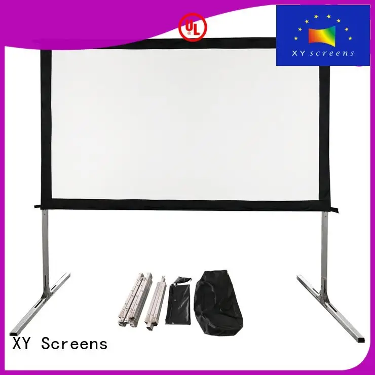 outdoor pull down projector screen projection folding outdoor projector screen 1