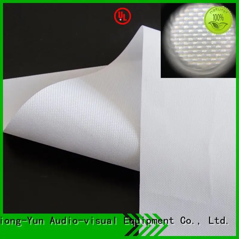 XY Screens Brand rgf1 pet projector screen fabric flexible both 1