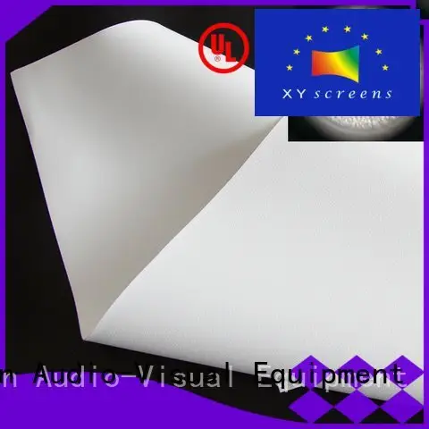 OEM front and rear fabric bs1 max4k HD home theater projection screens with soft PVC fabric 1