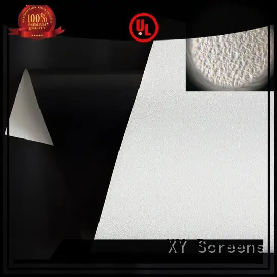 XY Screens Brand hg ywf1 matte HD home theater projection screens with soft PVC fabric 1