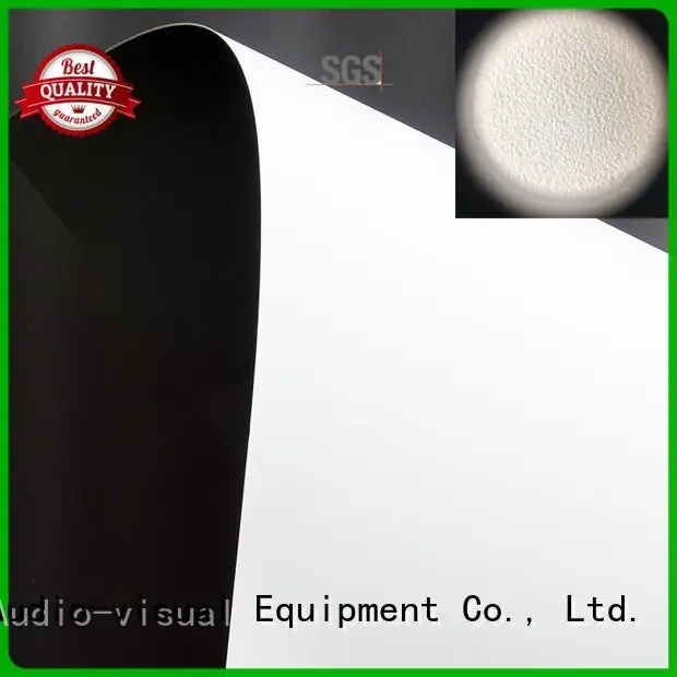 OEM HD home theater projection screens with soft PVC fabric flexible wf1 4k front and rear fabric 1