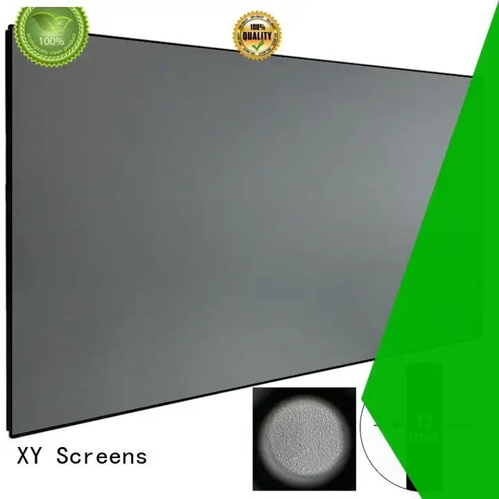 XY Screens ambient rejecting slim ambient light projector screen bezel 1