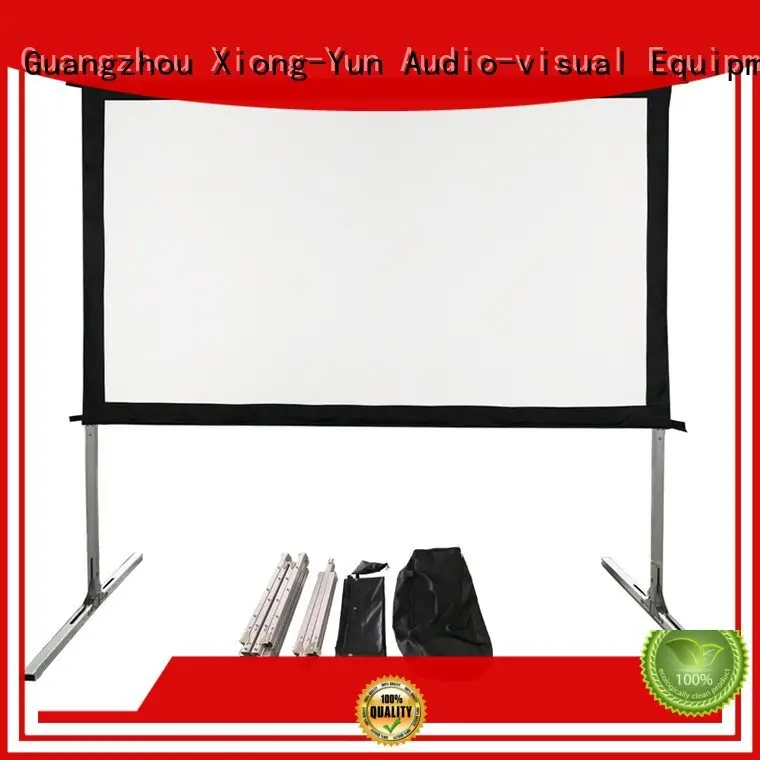 inch outdoor fold XY Screens outdoor projector screen 1
