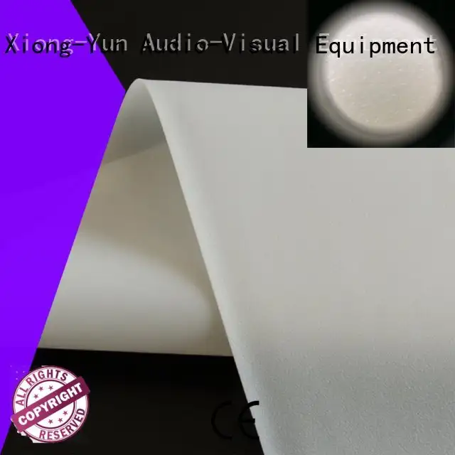 XY Screens Brand rh201 projector screen fabric 1