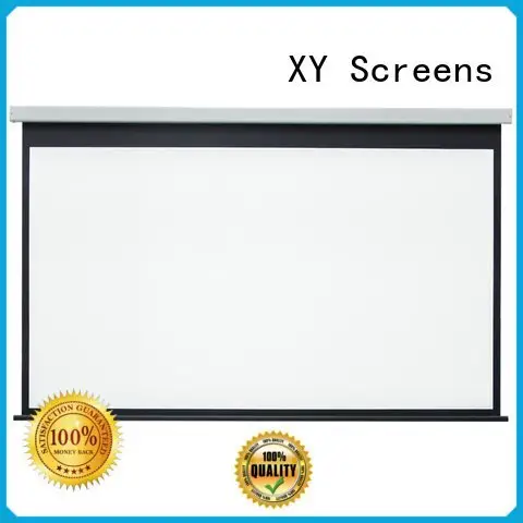 XY Screens Brand hd e300a Motorized Retractable Projector Screen 1