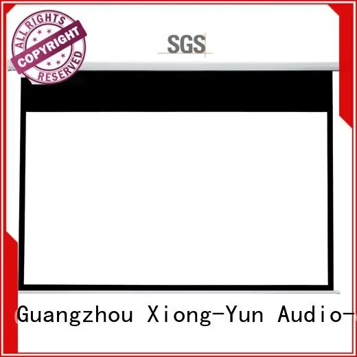 inch XY Screens Motorized Retractable Projector Screen 1