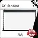 XY Screens projection intelligent tab tensioned electric projector screen 1