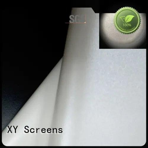 hd wf1 XY Screens Brand HD home theater projection screens with soft PVC fabric factory 1