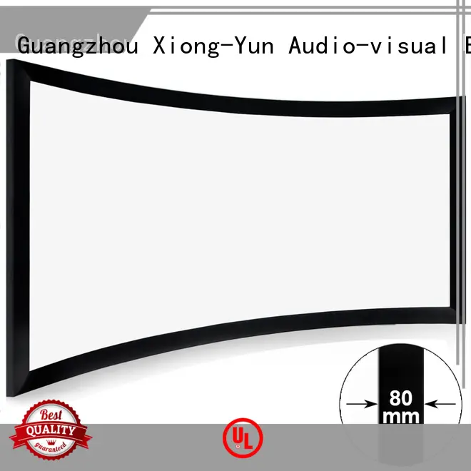 movie screen thin series XY Screens Brand home entertainment center supplier 1