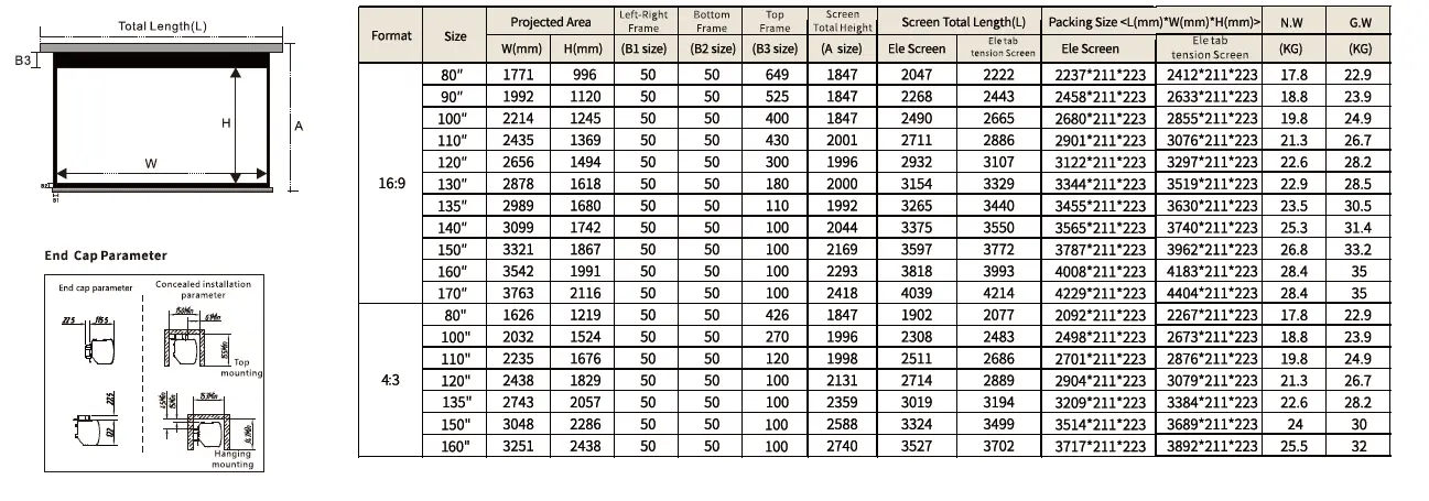 Hot Tab tensioned series series XY Screens Brand 4