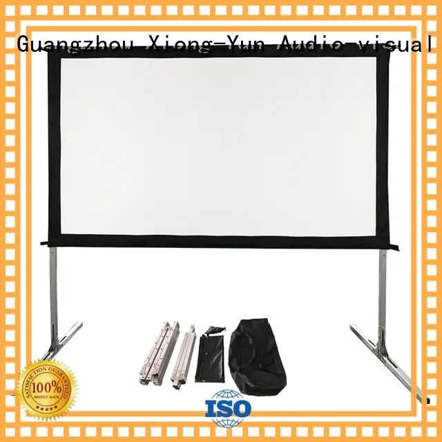 outdoor pull down projector screen carry bag screen Warranty XY Screens 1