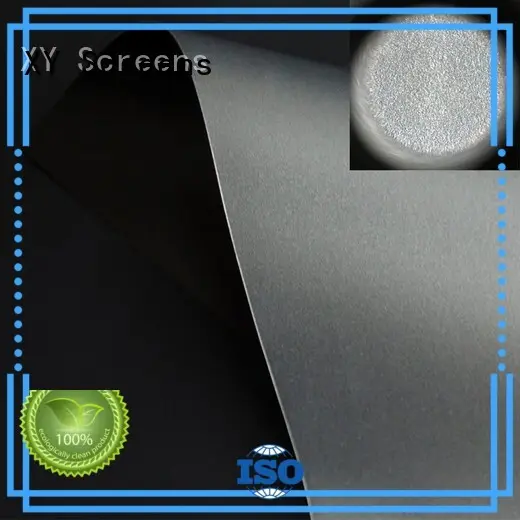 XY Screens Brand rejecting crystal matte white fabric for projection screen standard 1