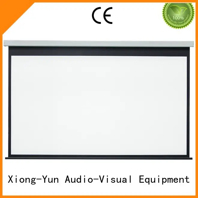 down retractable projector large projector screen XY Screens Brand 1