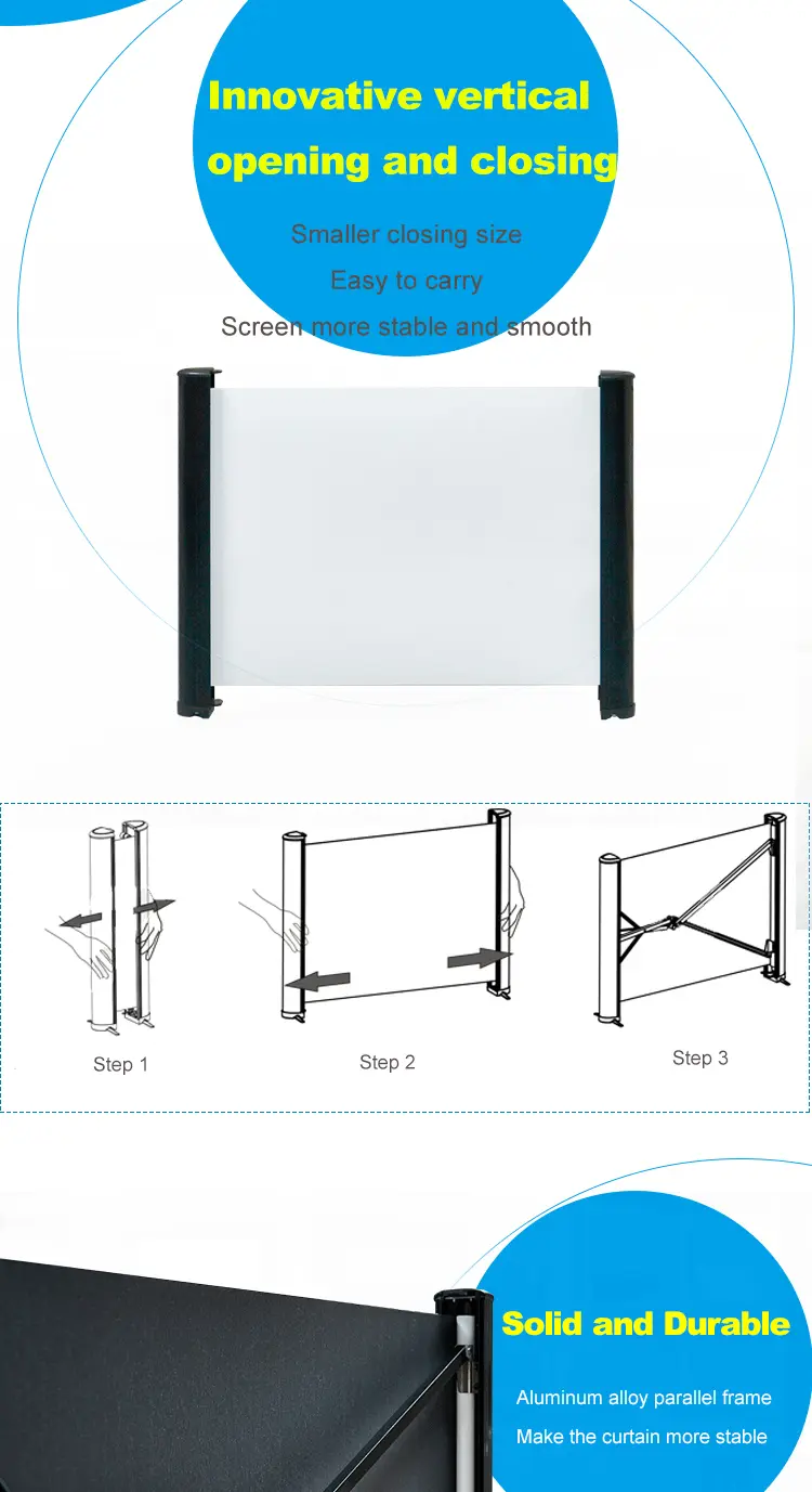 simple tabletop mobile tabletop projector screens equipment XY Screens 5