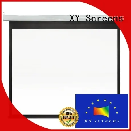 large projector screen inch down project Warranty XY Screens 1