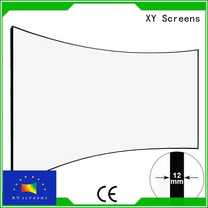 XY Screens Brand hd home entertainment projector curved supplier 1