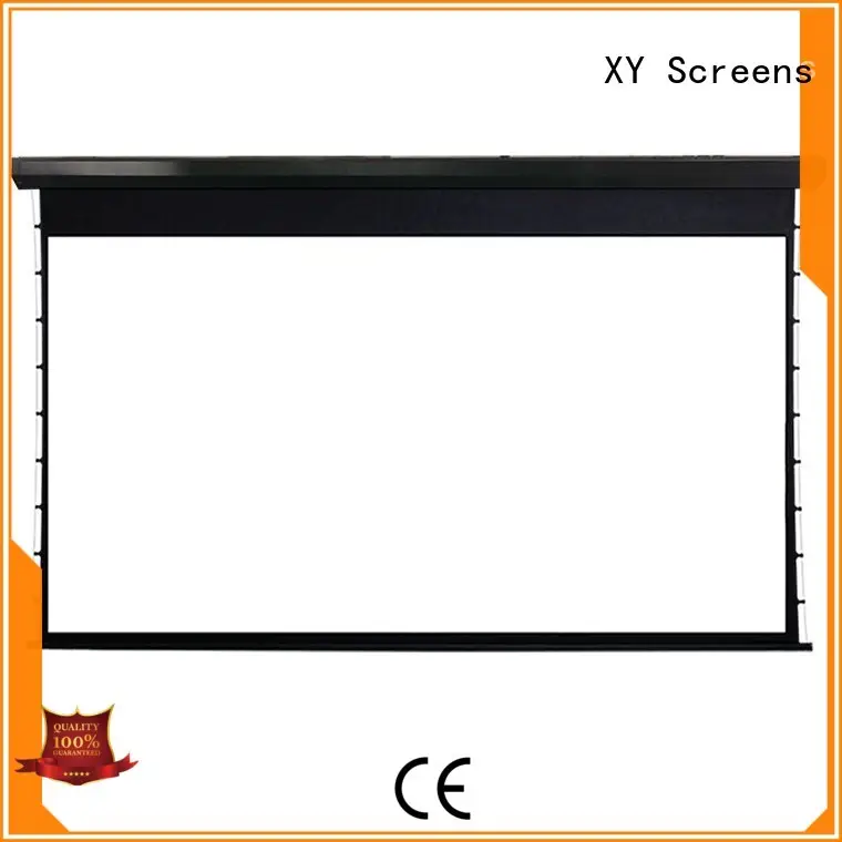 XY Screens Brand lc2 series motorized movie projector price intelligent 1
