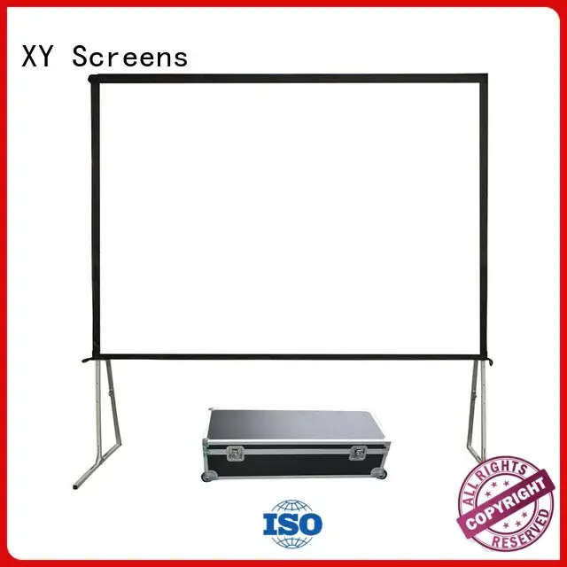 outdoor fast folding ff1 outdoor pull down projector screen XY Screens Brand 1