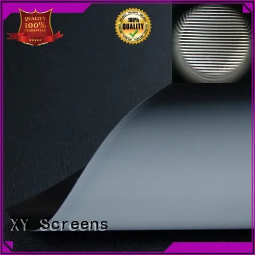 XY Screens Brand pet ultra custom matte white fabric for projection screen 1