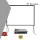 XY Screens black outdoor projector screen with stand series 1