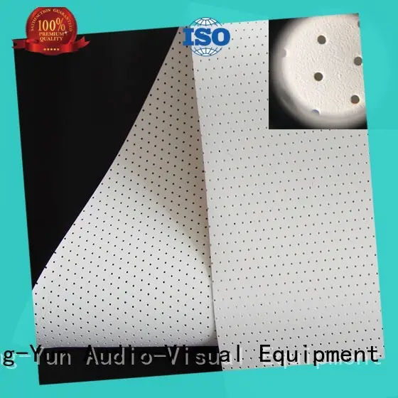 woven acoustic absorbing fabric wholesale for thin frame projector screen XY Screens 1