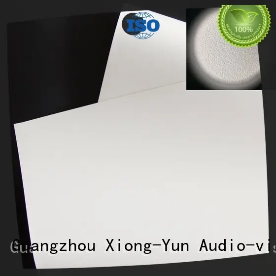 front and rear fabric white for fixed frame projection screen XY Screens 1