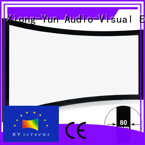XY Screens mini curved projector screen wholesale for movies 1