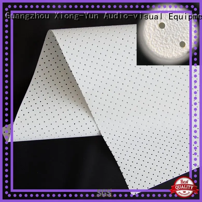 transparent acoustic fabric wholesale for motorized projection screen 1