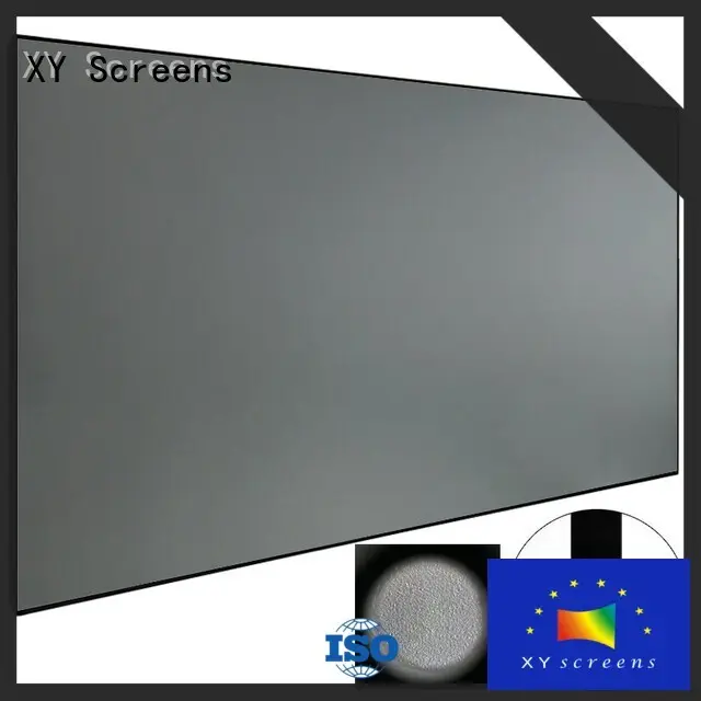 easy installation ambient light rejecting projector screen material wholesale for living room XY Screens 1