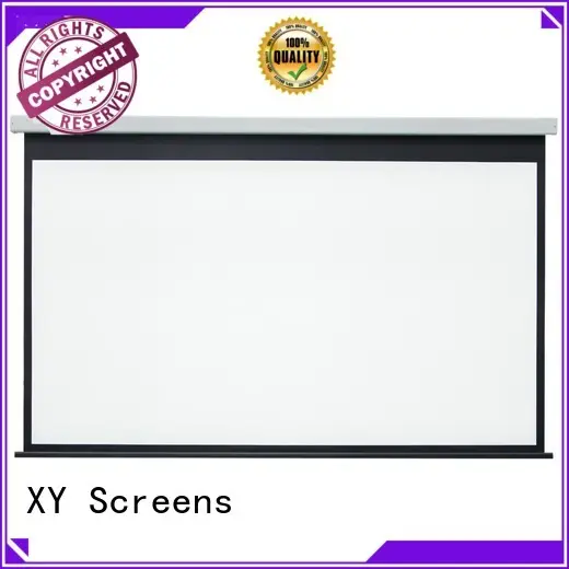 Motorized Retractable Projector Screen E300B 1