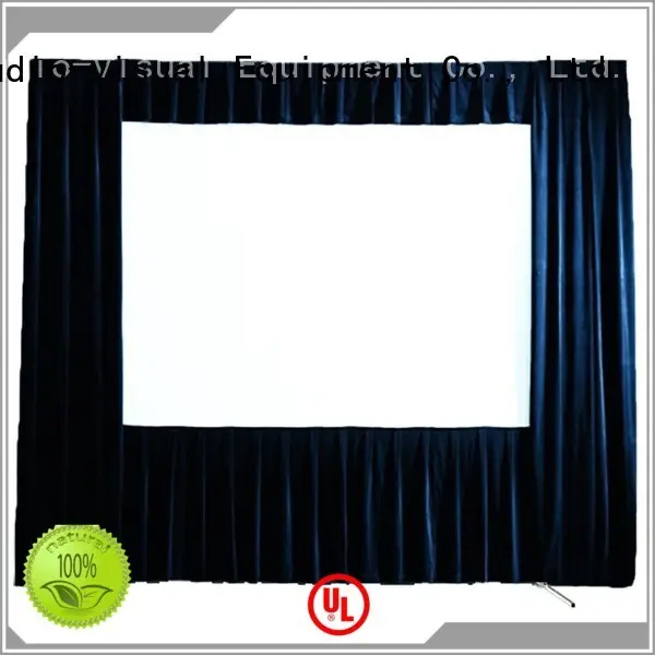 Folding Frame Projector Screen with Black Drape FF1 Series 1