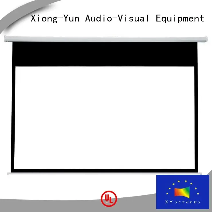 Electric Drop Down Movie Screen Cheap HD Projector Screen RSC64 1