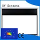 Curved Iron Motorized Projection Screen RC80 1