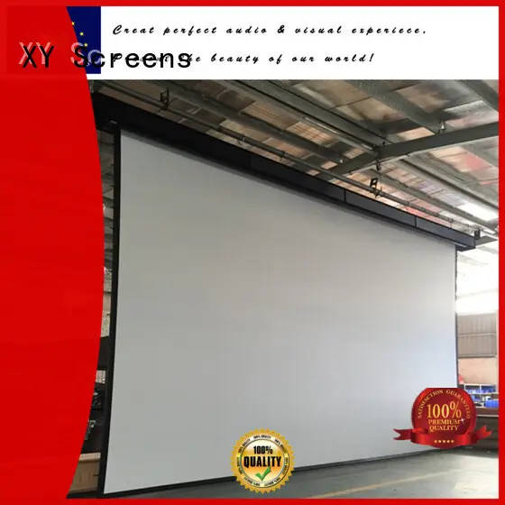 LC Series Large Motorized Screen with Steel Truss 1