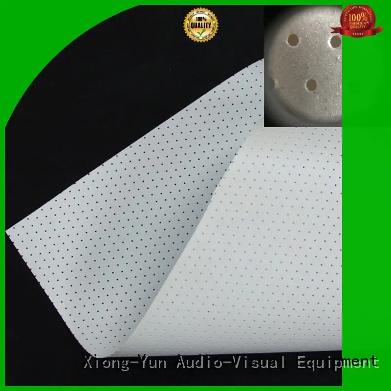acoustic fabric customized for projector screen XY Screens 1