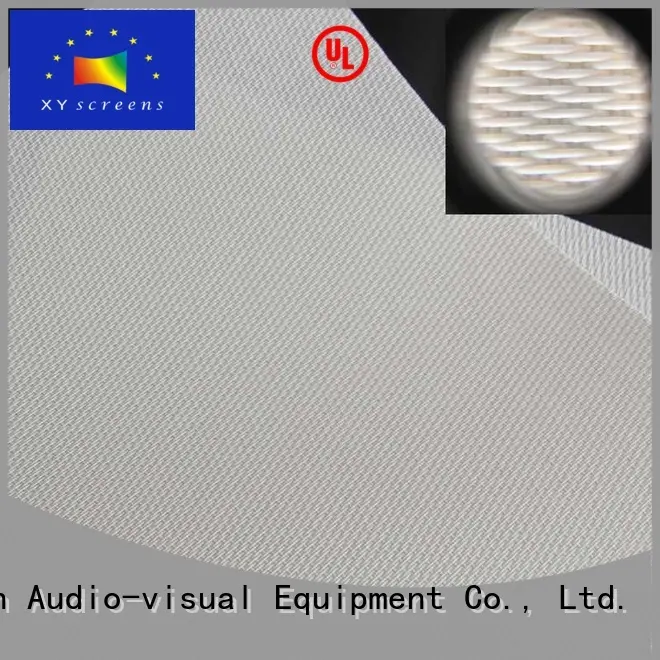 transparent 120 acoustically transparent screen customized for fixed frame projection screen 1