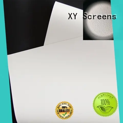 black projector screen material for thin frame projector screen XY Screens 1