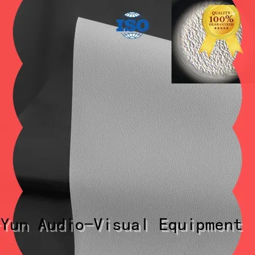 front and rear fabric inquire now for fixed frame projection screen XY Screens 1