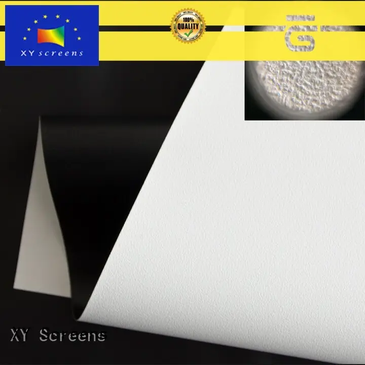 front and rear fabric with good price for fixed frame projection screen XY Screens 1