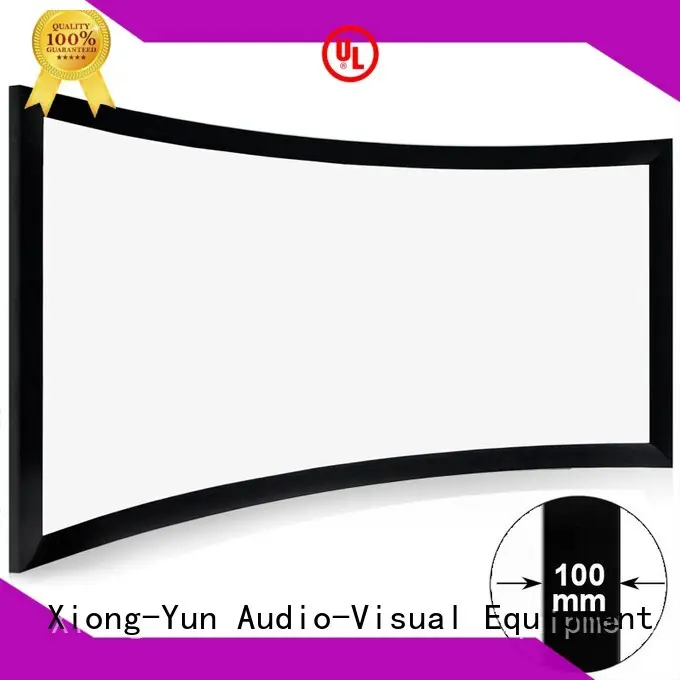XY Screens curved cinema hall projector for theater 1